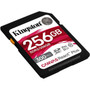 Kingston Canvas React Plus SDR2 256 GB Class 10UHS-II U3 V90 SDXC - 300 MBs Read - 260 MBs Write - Lifetime Warranty SDR2256GB