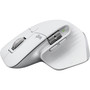Logitech MX Master 3S Performance Wireless Mouse Pale Grey - Darkfield - Wireless - BluetoothRadio Frequency - 240 GHz - - Pale - 910-006558