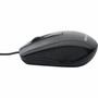 Verbatim Corded Optical Mouse - Black - Optical - Cable - Black - Scroll Wheel 70733