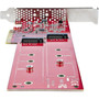 StarTechcom PCIe to M2 Adapter Card DUAL-M2-PCIE-CARD-B