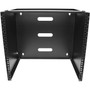 StarTechcom 10U Wall Mount Rack 14in Deep 19 inch Wall Mount Network Rack Wall Mounting Patch Panel Bracket for SwitchIT - 10U - RACK-10U-14-BRACKET