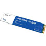 WD Blue SA510 WDS100T3B0B 1 TB Solid State Drive - M.2 2280 Internal - SATA (SATA/600) - Desktop PC Device Supported - 400 TB TBW - - (WDS100T3B0B)