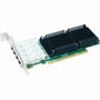 Axiom PCIe 4.0 x16 25Gbs Fiber Network Adapter - PCI Express 4.0 x16 - Intel - 4 Port(s) - Optical Fiber - Full-height/half-Height - - (Fleet Network)