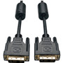 Tripp Lite 50ft DVI Single Link Digital TMDS Monitor Cable DVI-D M/M 50' - 50 ft - 1 x DVI-D Male - 1 x DVI-D Male Video - Black (Fleet Network)