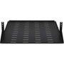 Tripp Lite SmartRack SRSHELF2PCENTER Rack Shelf - For Data Center Server LAN Switch Router Networking - 2U Rack Height - - Black - SRSHELF2PCENTER