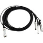 Axiom 40GBASE-CR4 QSFP to 4 10GBASE-CU SFP Passive DAC NetApp Compatible 5m - 164 ft Twinaxial Network Cable for Network Device - X66120-5-AX