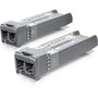 Ubiquiti SFP+ Module - For Data Networking, Optical Network - 2 x LC Duplex Network - Optical Fiber - Multi-mode - 10 Gigabit Ethernet (Fleet Network)