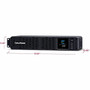 CyberPower CP1500PFCRM2U PFC Sinewave UPS Systems - 2U Rack-mountable - AVR - 8 Hour Recharge - 310 Minute Stand-by - 120 V AC Input CP1500PFCRM2U