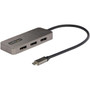 StarTechcom 3-Port USB-C Multi-Monitor Adapter Type-C to 3x DisplayPort MST Hub Triple 4K60Hz DP Display Extender  Splitter - to MST14CD123DP