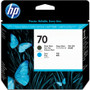 HP 70 (C9404A) Original Printhead - Single Pack - Inkjet - Standard Yield - Matte Black, Matte Cyan - 1 Each (Fleet Network)
