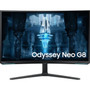 Samsung Odyssey Neo G8 S32BG852NN 32 4K UHD Curved Screen Gaming LCD Monitor - 169 - White Black - 32 81280 mm Class - Vertical LS32BG852NNXGO
