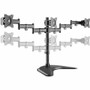 IntekView Freestanding Triple Monitor Stand - Up to 27" Screen Support - 13.50" (342.90 mm) Height x 6" (152.40 mm) Width - (Fleet Network)