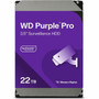 WD Purple Pro WD221PURP 22 TB Hard Drive - 35 Internal - SATA SATA600 - Conventional Magnetic Recording CMR Method - Server - WD221PURP