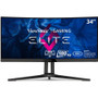 ViewSonic Gaming XG340C-2K 34" UWQHD Curved Screen Gaming LED Monitor - 21:9 - Black - 34" (863.60 mm) Class - Multi-domain Vertical - (Fleet Network)