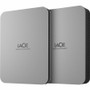 LaCie STLP2000400 2 TB Portable Hard Drive - External - Moon Silver - USB 3.1 Type C (Fleet Network)