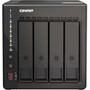 QNAP Turbo NAS TS-453E-8G SANNAS Storage System - 1 x Intel Celeron J6412 Quad-core 4 Core 2 GHz - 4 x HDD Supported - 0 x HDD - 4 TS-453E-8G-US