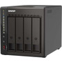 QNAP Turbo NAS TS-453E-8G SANNAS Storage System - 1 x Intel Celeron J6412 Quad-core 4 Core 2 GHz - 4 x HDD Supported - 0 x HDD - 4 TS-453E-8G-US