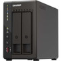 QNAP Turbo NAS TS-253E-8G SAN/NAS Storage System - 1 x Intel Celeron J6412 Quad-core (4 Core) 2 GHz - 2 x HDD Supported - 0 x HDD - 2 (Fleet Network)