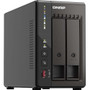 QNAP Turbo NAS TS-253E-8G SAN/NAS Storage System - 1 x Intel Celeron J6412 Quad-core (4 Core) 2 GHz - 2 x HDD Supported - 0 x HDD - 2 (Fleet Network)
