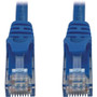 Tripp Lite N261-001-BL Cat.6a UTP Network Cable - 1 ft Category 6a Network Cable for Network Device, Switch, Patch Panel, Server, Hub, (N261-001-BL)
