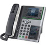 Poly Edge E500 IP Phone - Corded - Corded - NFC - Desktop, Wall Mountable - TAA Compliant - VoIP - 2 x Network (RJ-45) - PoE Ports (2200-87855-025)