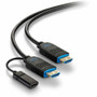 C2G Performance Fiber Optic Audio/Video Cable - 50 ft Fiber Optic A/V Cable for Audio/Video Device - First End: 1 x HDMI 2.0 Digital - (C2G41484)