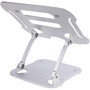 StarTechcom Laptop Stand for Desk Ergonomic Laptop Stand Adjustable Height Aluminum Up to 22lb10kg Foldable Notebook RiserLift ADJ-LAPTOP-RISER