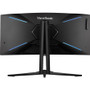 ViewSonic Gaming XG341C-2K 34" UWQHD Curved Screen LED Monitor - 21:9 - Black - 34" (863.60 mm) Class - Multi-domain Vertical (MVA) - (XG341C-2K)