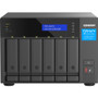 QNAP TVS-h674-i5-32G SAN/NAS Storage System - 1 x Intel Core i5 i5-12400 Hexa-core (6 Core) 2.50 GHz - 6 x HDD Supported - 0 x HDD - 6 (Fleet Network)