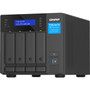 QNAP TVS-h474-PT-8G SANNAS Storage System - 1 x Intel Pentium Gold G7400 Dual-core 2 Core 370 GHz - 4 x HDD Supported - 0 x HDD - TVS-H474-PT-8G-US