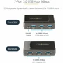 StarTechcom 7-Port USB Hub USB 30 5Gbps USB-A to 7x USB-A Self Powered USB-A Expansion Hub w 35W Power Supply - Self-powered USB 5G7AS-USB-A-HUB