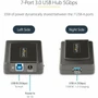 StarTechcom 7-Port USB Hub USB 30 5Gbps USB-A to 7x USB-A Self Powered USB-A Expansion Hub w 35W Power Supply - Self-powered USB 5G7AS-USB-A-HUB