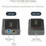 StarTechcom 7-Port USB Hub USB 30 5Gbps USB-A to 7x USB-A Self Powered USB-A Expansion Hub w 35W Power Supply - Self-powered USB 5G7AS-USB-A-HUB