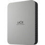 LaCie Mobile Drive Secure STLR2000400 2 TB Portable Hard Drive - 2.5" External - Space Gray - USB 3.2 (Gen 1) Type C - 3 Year Warranty (Fleet Network)