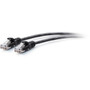 C2G 15ft Cat6a Snagless Unshielded UTP Slim Ethernet Patch Cable - Black - 15 ft Category 6a Network Cable for Network Device - End C2G30150