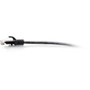 C2G 15ft Cat6a Snagless Unshielded UTP Slim Ethernet Patch Cable - Black - 15 ft Category 6a Network Cable for Network Device - End C2G30150