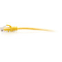 C2G 3ft Cat6a Snagless Unshielded (UTP) Slim Ethernet Patch Cable - Yellow - 3 ft Category 6a Network Cable - First End: 1 x RJ-45 - - (Fleet Network)