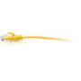 C2G 25ft Cat6a Snagless Unshielded (UTP) Slim Ethernet Patch Cable - Yellow - 25 ft Category 6a Network Cable for Network Device - 1 x (Fleet Network)