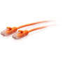 C2G 7ft Cat6a Snagless Unshielded (UTP) Slim Ethernet Patch Cable - Orange - 7 ft Category 6a Network Cable for Network Device - First (Fleet Network)