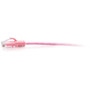C2G 25ft Cat6a Snagless Unshielded UTP Slim Ethernet Patch Cable - Pink - 25 ft Category 6a Network Cable for Network Device - First C2G30201