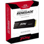 Kingston FURY Renegade 2 TB Solid State Drive - M2 2280 Internal - PCI Express NVMe PCI Express NVMe 40 x4 - Desktop PC Notebook SFYRDK2000G