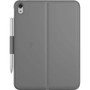 Logitech Slim Folio Carrying Case for 109 Apple Logitech iPad 10th Generation Tablet - Oxford Gray - Bump Resistant Scratch - - 920-011368