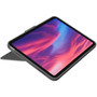 Logitech Combo Touch KeyboardCover Case Folio for 109 Apple Logitech iPad 10th Generation Tablet Apple Pencil Stylus - Gray 920-011433