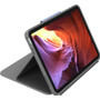 Logitech Rugged Folio Rugged Keyboard/Cover Case (Folio) for 10.9" Apple, Logitech iPad (10th Generation) Tablet - Graphite - Drop - x (920-011295)