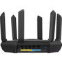 Asus RT-AXE7800 Wi-Fi 6E IEEE 802.11ax Ethernet Wireless Router - Tri Band - 2.40 GHz ISM Band - 6 GHz UNII Band - 6 x Antenna(6 x - - (RT-AXE7800)