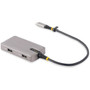 StarTechcom USB-C Multiport Adapter 4K 60Hz HDMI 3-Port USB Hub 100W Power Delivery Pass-Through Mini Dock - USB C multiport via 104B-USBC-MULTIPORT