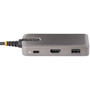StarTechcom USB-C Multiport Adapter 4K 60Hz HDMI 3-Port USB Hub 100W Power Delivery Pass-Through Mini Dock - USB C multiport via 104B-USBC-MULTIPORT