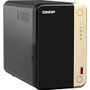 QNAP Turbo NAS TS-264-8G SAN/NAS Storage System - 1 x Intel Celeron N5095 Quad-core (4 Core) - 2 x HDD Supported - 0 x HDD Installed - (Fleet Network)