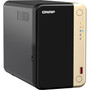 QNAP Turbo NAS TS-264-8G SANNAS Storage System - 1 x Intel Celeron N5095 Quad-core 4 Core - 2 x HDD Supported - 0 x HDD Installed - TS-264-8G-US
