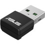 Asus USB-AX55 Nano IEEE 802.11ax Dual Band Wi-Fi Adapter for Computer/Notebook - USB 2.0 Type A - 1.76 Gbit/s - 2.40 GHz ISM - 5 GHz - (USB-AX55 NANO)